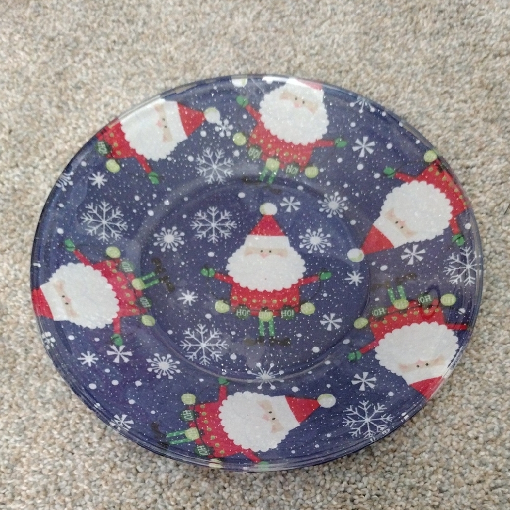 Santa Claus Holiday Plate